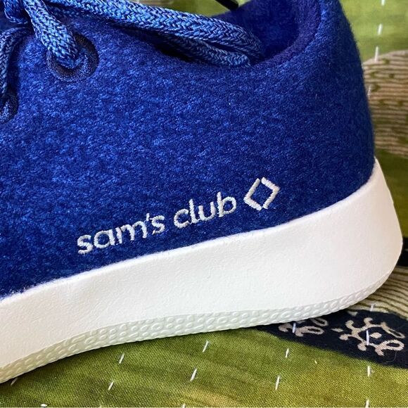 Allbirds Sam's Club Exclusive Wool Blue/ White Runners Size 8 - Picture 9 of 13